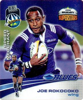 2008 Bluebird Foods Rugby Superstars #6 Joe Rokocoko Front